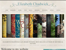 Tablet Screenshot of elizabethchadwick.com